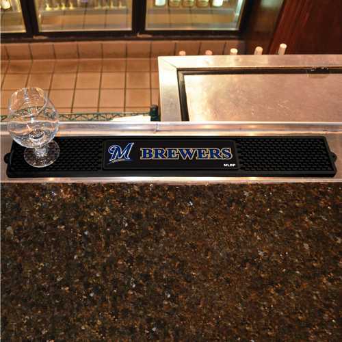 Milwaukee Brewers Drink/Bar Mat - Click Image to Close