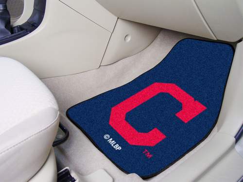 Cleveland Indians Carpet Car Mats - C Logo - Click Image to Close