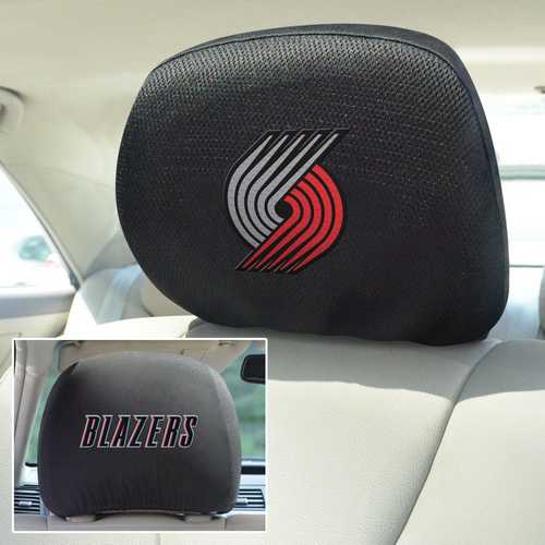 Portland Trail Blazers 2-Sided Headrest Covers - Set of 2 - Click Image to Close