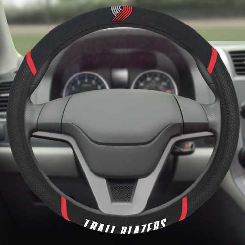 Portland Trail Blazers Steering Wheel Cover - Click Image to Close