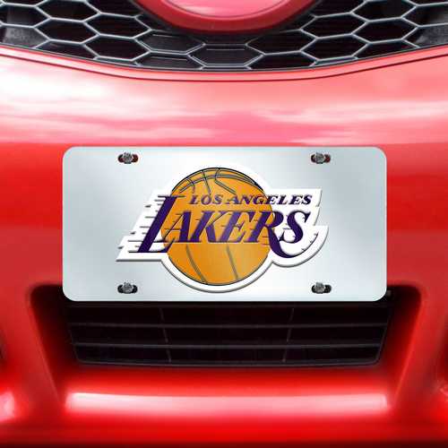 Los Angeles Lakers Inlaid License Plate - Click Image to Close