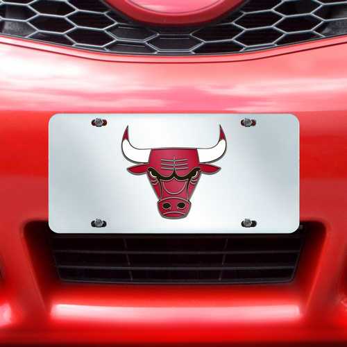 Chicago Bulls Inlaid License Plate - Click Image to Close