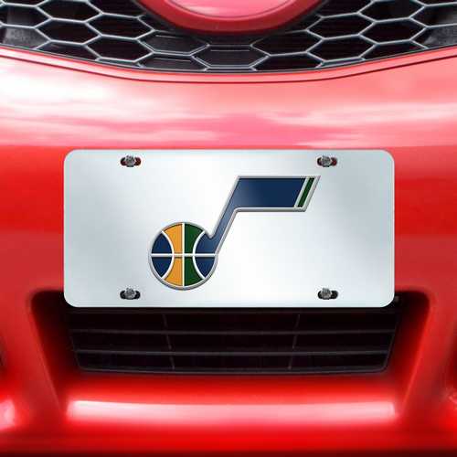 Utah Jazz Inlaid License Plate - Click Image to Close