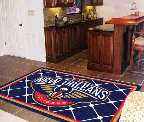 New Orleans Pelicans 5x8 Rug - Click Image to Close