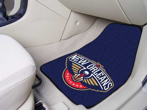 New Orleans Pelicans Carpet Car Mats - Click Image to Close