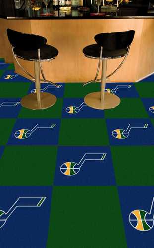 Utah Jazz Carpet Floor Tiles - Click Image to Close