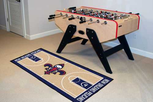 New Orleans Pelicans Basketball Court Runner - Click Image to Close