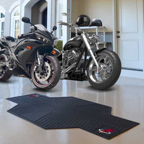 Miami Heat Motorcycle Mat - Click Image to Close