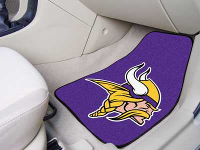 Minnesota Vikings Carpet Car Mats - Click Image to Close