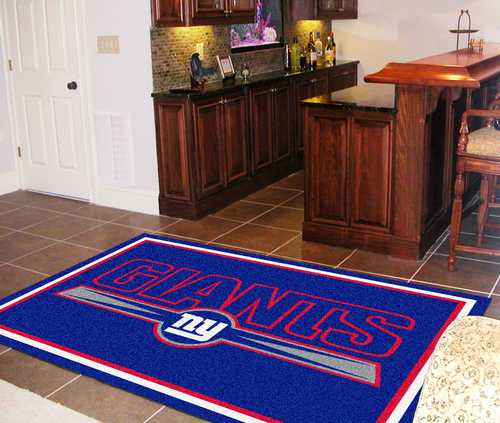 New York Giants 5x8 Rug - Click Image to Close