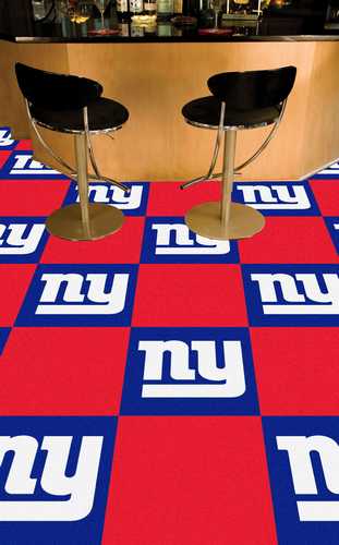 New York Giants Carpet Floor Tiles - Click Image to Close