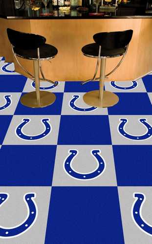Indianapolis Colts Carpet Floor Tiles - Click Image to Close