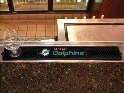 Miami Dolphins Drink/Bar Mat - Click Image to Close