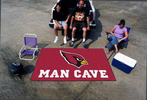 Arizona Cardinals Man Cave Ulti-Mat Rug - Click Image to Close