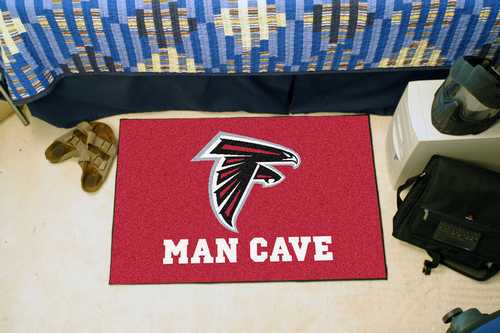 Atlanta Falcons Man Cave Starter Rug - Click Image to Close