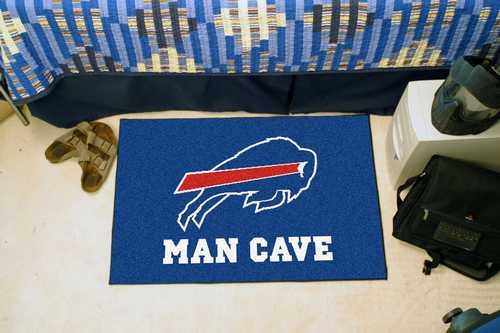 Buffalo Bills Man Cave Starter Rug - Click Image to Close