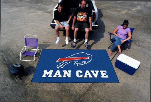 Buffalo Bills Man Cave Ulti-Mat Rug - Click Image to Close