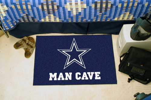 Dallas Cowboys Man Cave Starter Rug - Click Image to Close