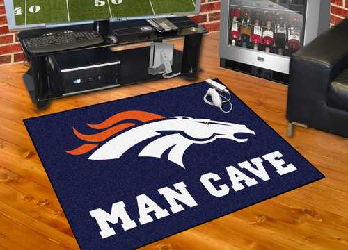 Denver Broncos All-Star Man Cave Rug - Click Image to Close