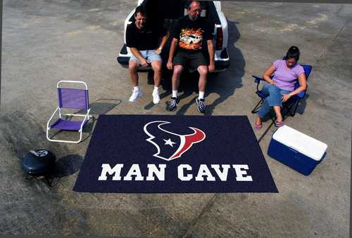 Houston Texans Man Cave Ulti-Mat Rug - Click Image to Close