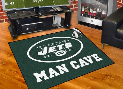 New York Jets All-Star Man Cave Rug - Click Image to Close