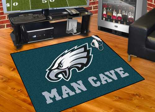 Philadelphia Eagles All-Star Man Cave Rug - Click Image to Close
