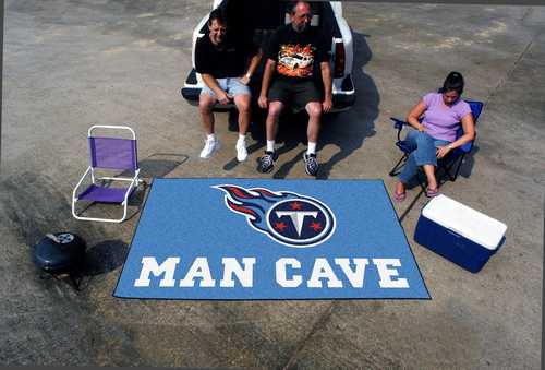 Tennessee Titans Man Cave Ulti-Mat Rug - Click Image to Close