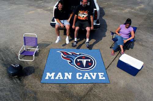 Tennessee Titans Man Cave Tailgater Rug - Click Image to Close