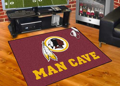 Washington Redskins All-Star Man Cave Rug - Click Image to Close
