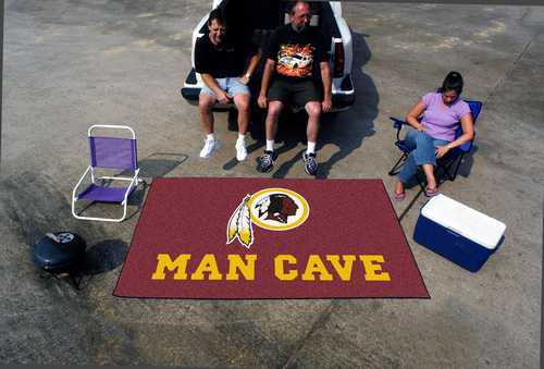 Washington Redskins Man Cave Ulti-Mat Rug - Click Image to Close