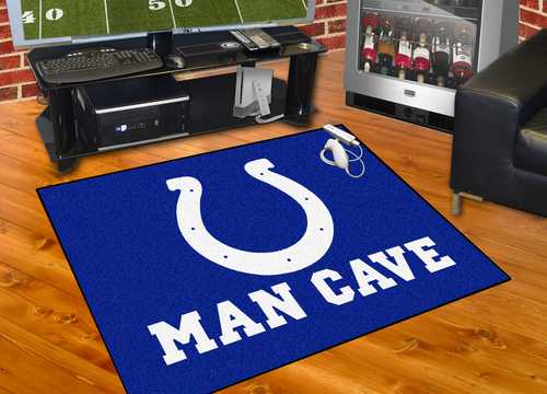 Indianapolis Colts All-Star Man Cave Rug - Click Image to Close