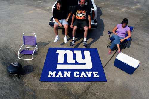 New York Giants Man Cave Tailgater Rug - Click Image to Close