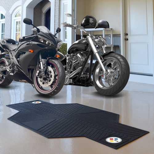 Pittsburgh Steelers Motorcycle Mat - Click Image to Close