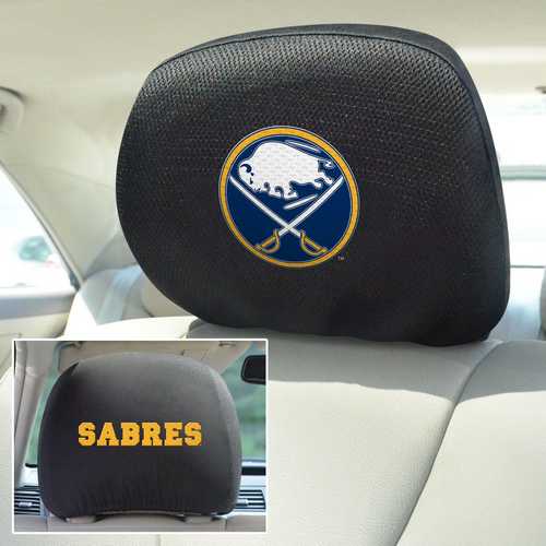 Buffalo Sabres 2-Sided Headrest Covers - Set of 2 - Click Image to Close