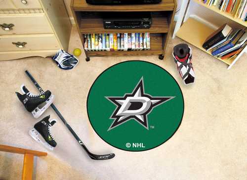 Dallas Stars Hockey Puck Mat - Click Image to Close