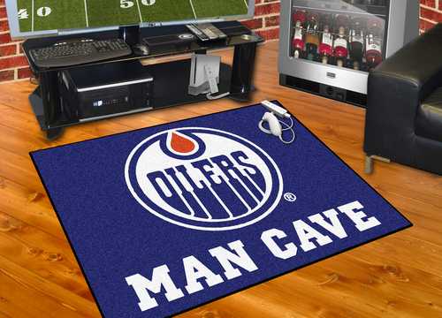 Edmonton Oilers All-Star Man Cave Rug - Click Image to Close