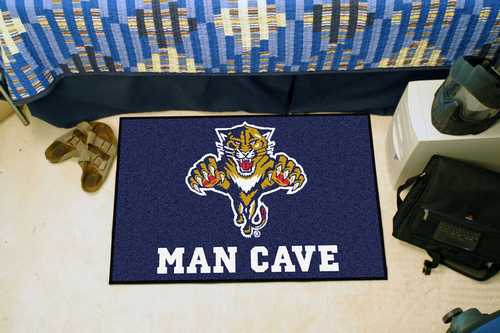 Florida Panthers Man Cave Starter Rug - Click Image to Close