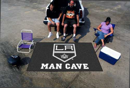 Los Angeles Kings Man Cave Ulti-Mat Rug - Click Image to Close