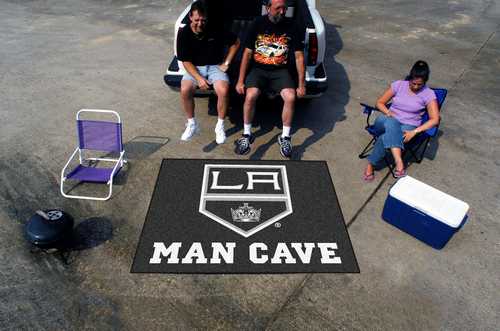 Los Angeles Kings Man Cave Tailgater Rug - Click Image to Close