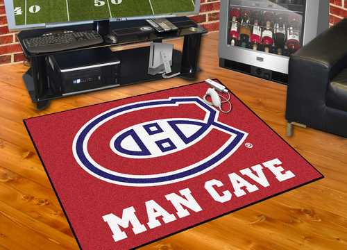 Montreal Canadiens All-Star Man Cave Rug - Click Image to Close