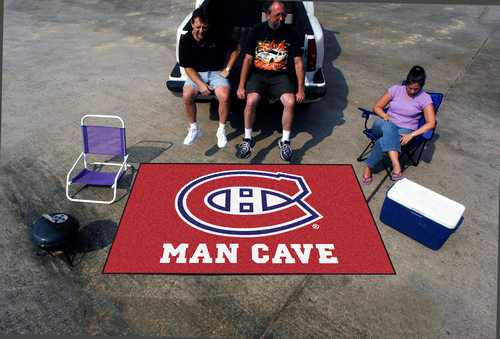 Montreal Canadiens Man Cave Ulti-Mat Rug - Click Image to Close