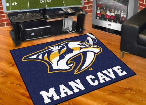 Nashville Predators All-Star Man Cave Rug - Click Image to Close