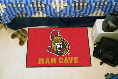 Ottawa Senators Man Cave Starter Rug - Click Image to Close