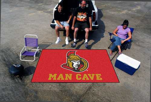 Ottawa Senators Man Cave Ulti-Mat Rug - Click Image to Close