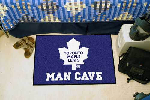 Toronto Maple Leafs Man Cave Starter Rug - Click Image to Close
