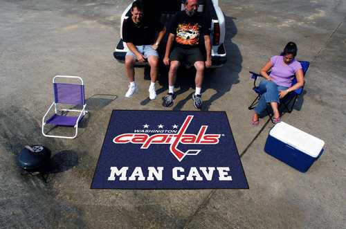 Washington Capitals Man Cave Tailgater Rug - Click Image to Close