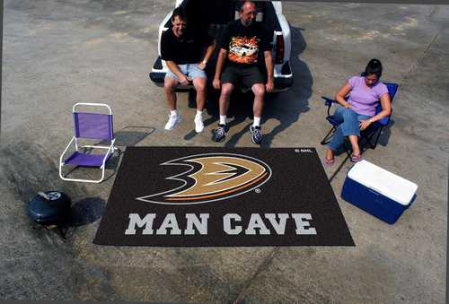 Anaheim Ducks Man Cave Ulti-Mat Rug - Click Image to Close