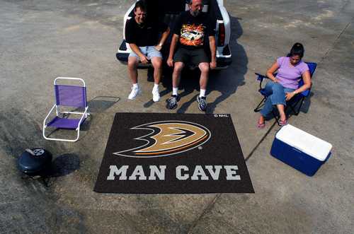 Anaheim Ducks Man Cave Tailgater Rug - Click Image to Close