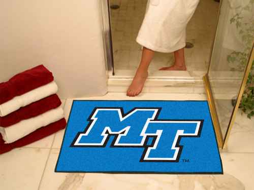 Middle Tennessee State University Blue Raiders All-Star Rug - Click Image to Close