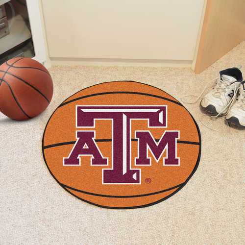 Texas A&M University Aggies Basketball Rug - Click Image to Close